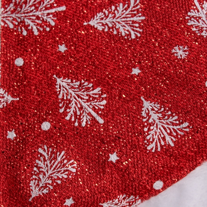 Колпак новогодний Колпак новогодний "Заснеженные ёлки" 30х37 см, красный