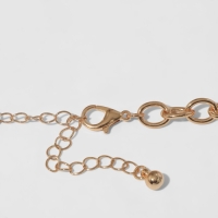 Колье &laquo;Вечернее&raquo; три ряда, цвет красный в золоте, 45 см