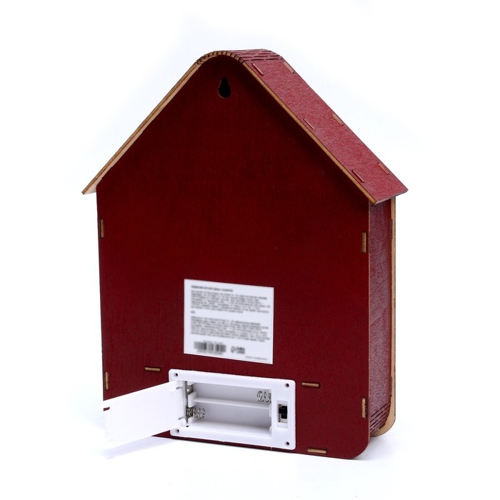 Новогодний декор с подсветкой &laquo;С новым годом&raquo; 16 &times; 5,5 &times; 20 см