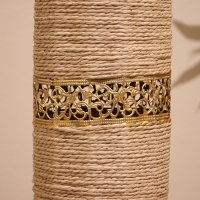 Ваза плетёная, напольная 14х14х70 см