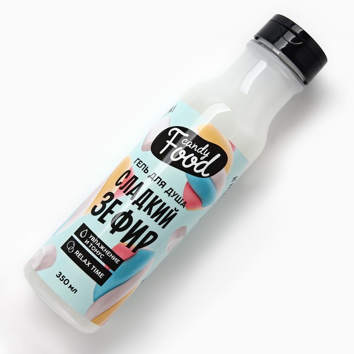 Гель для душа, 350 мл, аромат зефира, CANDY FOOD Гель для душа, 350 мл, аромат зефира, CANDY FOOD