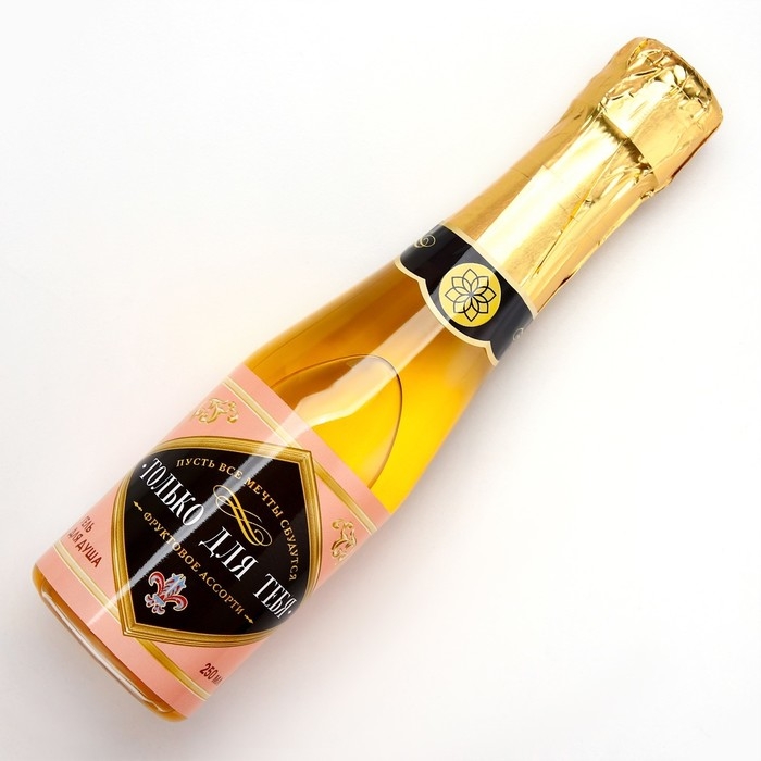 Гель для душа во флаконе шампанское &laquo;Для тебя&raquo;, 250 мл, аромат фруктового ассорти, Новый Год