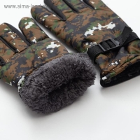 Перчатки зимние мужские MINAKU "Хаки", цв.зеленый, р-р 8 (25 см) Перчатки зимние мужские MINAKU "Хаки", цв.зеленый, р-р 8 (25 см)