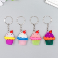 Брелок резина "Кексик с кремом" МИКС 3,5х3,3х1,4 см Брелок резина "Кексик с кремом" МИКС 3,5х3,3х1,4 см