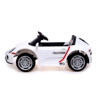 Электромобиль Spyder, кожаное сидение, EVA колеса, цвет белый Электромобиль Spyder, кожаное сидение, EVA колеса, цвет белый