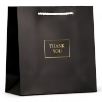 Пакет подарочный крафт "THANK YOU", фольгированный 22,5 х 23 х 10 см Пакет подарочный крафт "THANK YOU", фольгированный 22,5 х 23 х 10 см