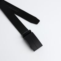 Ремень мужской, ширина 4 см, пряжка автомат, цвет чёрный