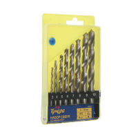 Набор сверл по металлу ТУНДРА, HSS, цилиндрический хвостовик, 3 - 10 мм (через 1 мм), 8 шт. Набор сверл по металлу ТУНДРА, HSS, цилиндрический хвостовик, 3 - 10 мм (через 1 мм), 8 шт.