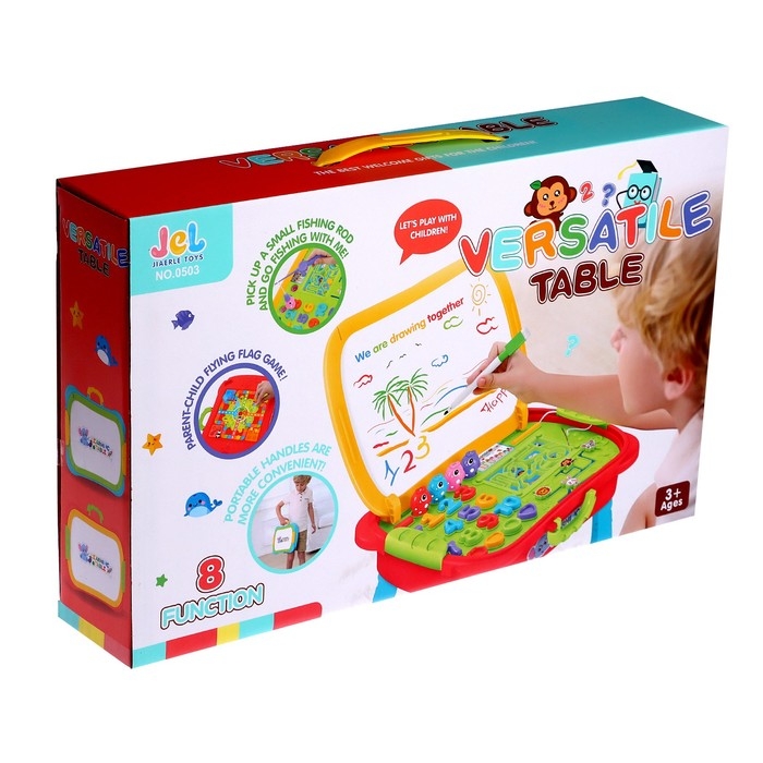 Развивающий столик &laquo;Играй и учись&raquo;, цвет красный