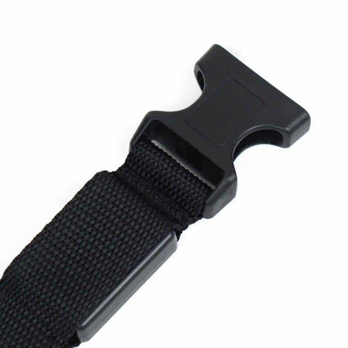 Ошейник с подсветкой, зарядка от USB, размер L, ОШ 41-52 см, 3 режима, черный