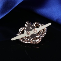 Декоративные элементы на прокол &laquo;Короны&raquo;, 4 &times; 2,5 см, 10 шт, цвет золотой