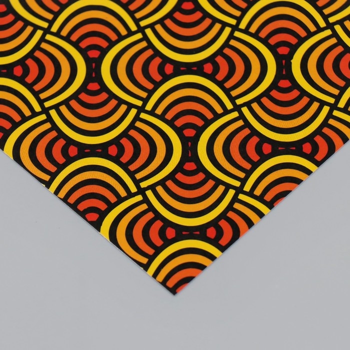 Бумага для скрапбукинга "Летняя волна" плотность 180 гр набор 10 шт 15,5х17 см