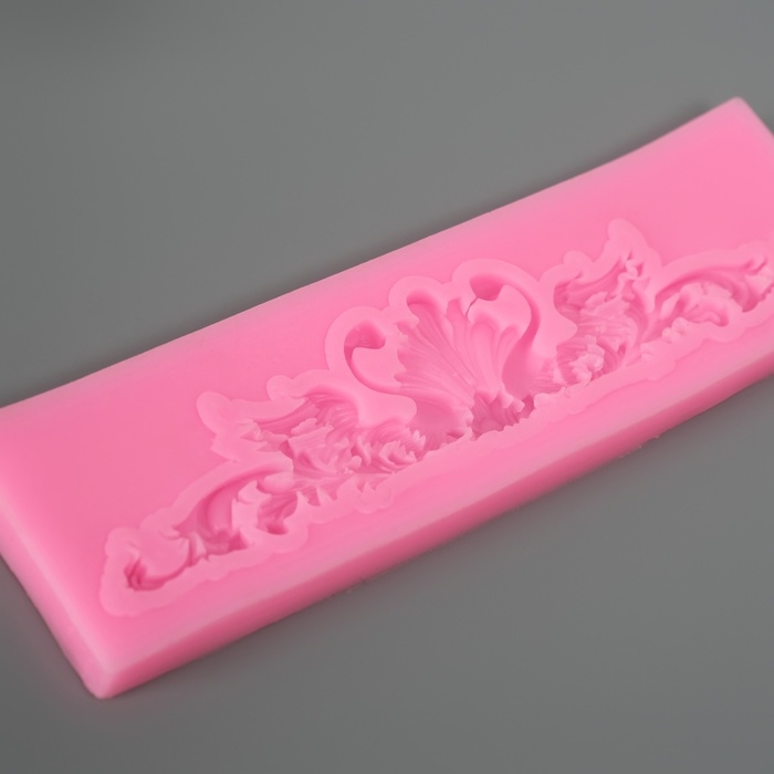 Молд силикон Молд силикон "Узор с лебедями" 0,5х12,9х3,5см