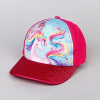 Кепка детская для девочки &laquo;Радужный единорог&raquo;, р-р. 52-54, 5-7 лет