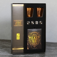 Подарочный набор &laquo;Тот, кто может все&raquo;: карты, домино, стопки 2 шт, кости игральные 4 шт