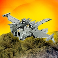 Робот &laquo;Истребитель&raquo;, трансформируется, с элементами из металла