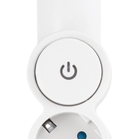 Сетевой фильтр, 5 гнезд, 3м, с/з, со шторками, с выкл, 2200Вт, 10А, бел, 32576 5, duwi