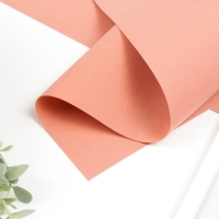 Фоамиран иранский, 0.8-1 мм, коралл, 60&times;70 см, МИКС