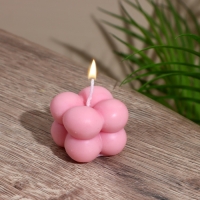 Свеча "Кубик" 4х4х4 см, соевый воск МИКС Свеча "Кубик" 4х4х4 см, соевый воск МИКС