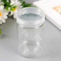 Баночка для скрапбукинга пластик "Цилиндр" 100 мл прозрачная 9х5,2х5,2 см Баночка для скрапбукинга пластик "Цилиндр" 100 мл прозрачная 9х5,2х5,2 см
