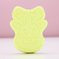 Бомбочка для ванны &laquo;Сияй!&raquo;, 130 г, аромат миндаля и молока, Новый Год