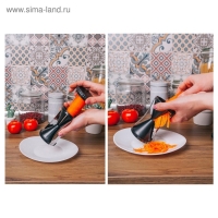 Овощерезка соломкой Доляна, 7×7×13 см, цвет МИКС Овощерезка соломкой Доляна, 7×7×13 см, цвет МИКС