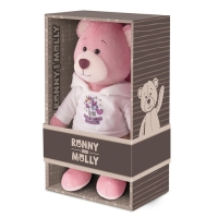 Мягкая игрушка &laquo;Мишка Молли в худи единорога и юбке-сетке&raquo;, 21 см