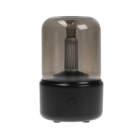 Аромадиффузор HM-9 с подсвечником, ультразвуковой, 120 мл, от USB в комп, подсветка, чёрный Аромадиффузор HM-9 с подсвечником, ультразвуковой, 120 мл, от USB в комп, подсветка, чёрный