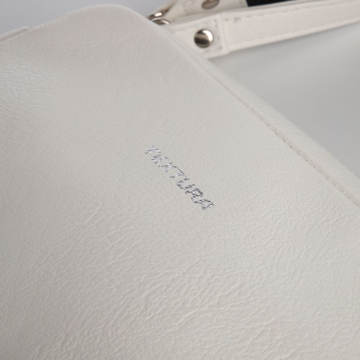 Сумка женская через плечо TEXTURA, маленький размер, цвет белый