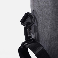 Сумка-слинг мужская из текстиля, с USB, цвет серый Сумка-слинг мужская из текстиля, с USB, цвет серый