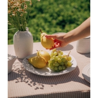 Тарелка керамическая SL Home &laquo;Арена Бланка&raquo;, d=30 см, цвет белый