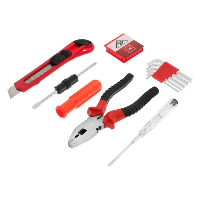 Набор инструментов в кейсе ЛОМ, универсальный, 11 предметов Набор инструментов в кейсе ЛОМ, универсальный, 11 предметов