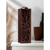 Ящик для вина Adelica &laquo;Лацио&raquo;, 34&times;10,5&times;10,2 см, цвет тёмный шоколад