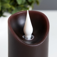 Ночник "Черная свеча" LED 1Вт от батареек 2хАА венге 5х5х12см RISALUX Ночник "Черная свеча" LED 1Вт от батареек 2хАА венге 5х5х12см RISALUX