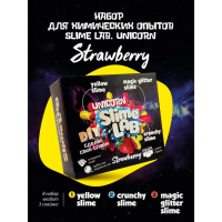 Набор для опытов и экспериментов «Слайм лаб» «Юникорн. Клубника» Набор для опытов и экспериментов «Слайм лаб» «Юникорн. Клубника»