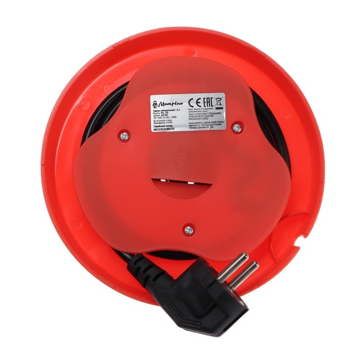 Чайник электрический МАТРЁНА MA-120, металл, 1.8 л, 1500 Вт, бело-оранжевый с рисунком Чайник электрический МАТРЁНА MA-120, металл, 1.8 л, 1500 Вт, бело-оранжевый с рисунком