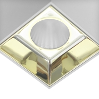 Светильник "Кубик" LED 4000К 10Вт DIM220 белый золото 7,5х7,5х9,5см Светильник "Кубик" LED 4000К 10Вт DIM220 белый золото 7,5х7,5х9,5см