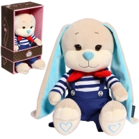Мягкая игрушка &laquo;Зайчик Жак&raquo;, матрос в комбинезоне, 25 см