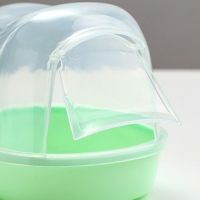 Туалет для грызунов фигурный "Пижон", 13 х 10 х 10 см, зелёный Туалет для грызунов фигурный "Пижон", 13 х 10 х 10 см, зелёный