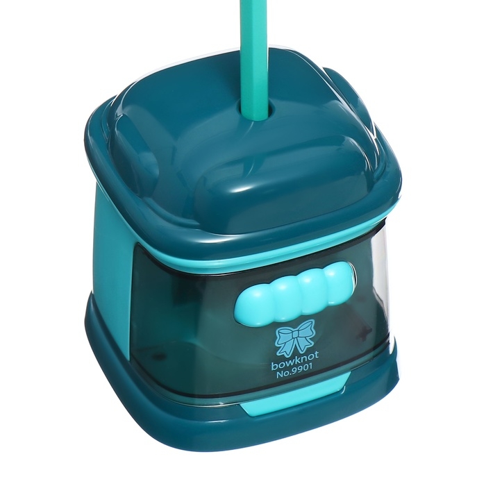 Точилка электрическая (батарейки в комплект не входят).работает от 2-х АА батареек Бирюзовый