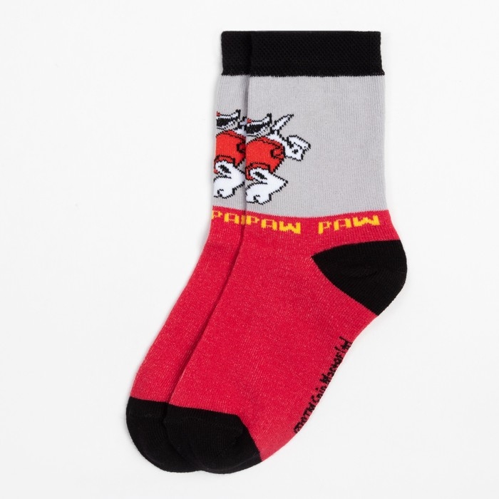 Носки PAW PATROL &laquo;Маршал&raquo;, цвет красный, 14-16 см