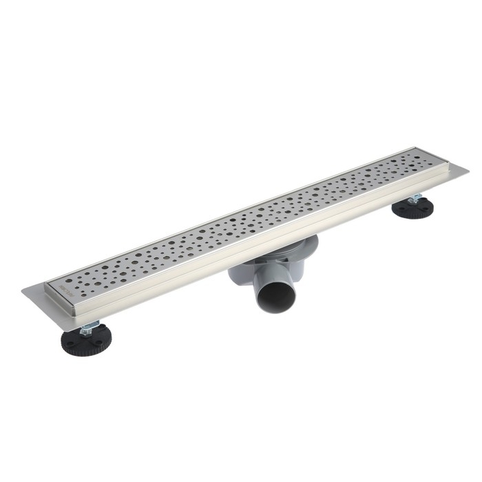 Трап линейный AFLORN AF20307-60, 600х70 мм, c флaнцeм своб. вращения 360°, нерж. сталь Трап линейный AFLORN AF20307-60, 600х70 мм, c флaнцeм своб. вращения 360°, нерж. сталь