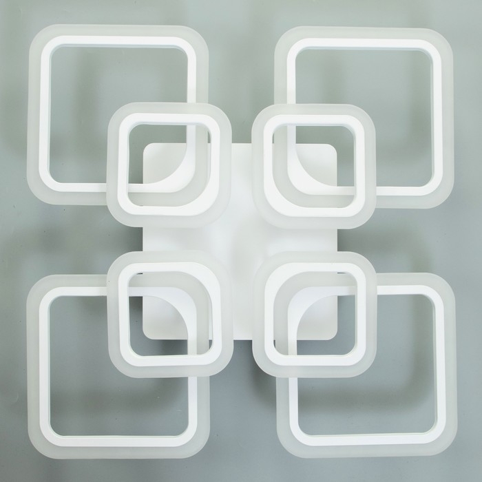 Люстра с ПДУ 59117/8WT LED 240Вт 3000-6000К диммер белый 55х55х10 см BayerLux