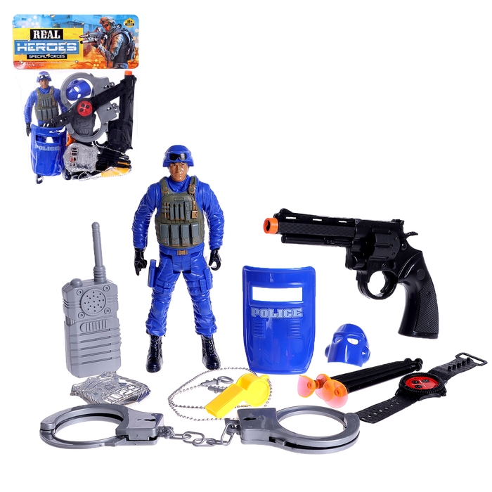 Набор полицейского «Спецзадание», цвет МИКС Набор полицейского «Спецзадание», цвет МИКС