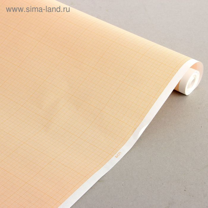 Бумага масштабно-координатная, ширина 878 мм, в рулоне 10 метров, 40 г/м&sup2;, оранжевая