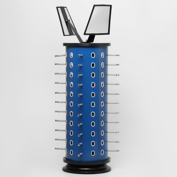 Стойка под очки настольная вращающаяся , 44 места, 38&times;38&times;68см, цвет синий