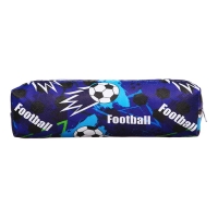 Пенал школьный на молнии "Футбол" Calligrata, синий Пенал школьный на молнии "Футбол" Calligrata, синий