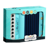 Музыкальная игрушка аккордеон &laquo;Музыкальный взрыв&raquo;, 13 клавиш, работает от батареек, цвета МИКС