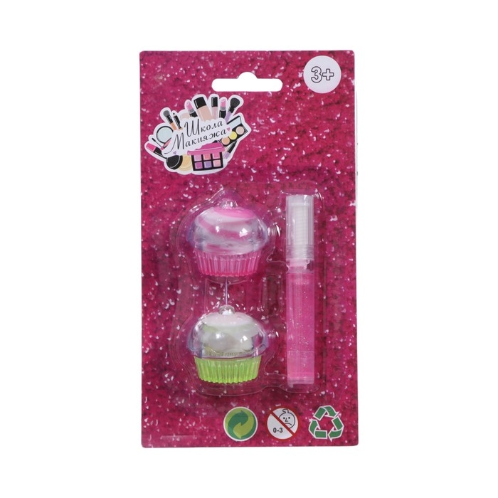 Набор блесков для девочки &laquo;Кексики&raquo;, микс