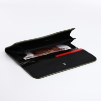 Кошелёк женский на кнопке, цвет зелёный